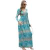 imageGRECERELLE Womens Long Sleeve V Neck Casual Button Maxi Dress 2025 with PocketsGreen Khaki