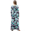 imageGRECERELLE Womens Long Sleeve V Neck Casual Button Maxi Dress 2025 with PocketsTrumpet Black