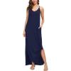 imageGRECERELLE Womens Summer Casual Loose Dress Beach Cover Up Long Cami Maxi Dresses with Pocket03 Navy Blue