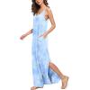 imageGRECERELLE Womens Summer Casual Loose Dress Beach Cover Up Long Cami Maxi Dresses with Pocket13 Fp Tie Dye Blue