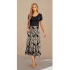 imageGRECERELLE Womens Summer Casual Short Sleeve Crewneck Tiered Flowy Maxi Long Dress with Pockets S2XL01 Prints Khaki