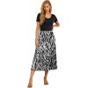 imageGRECERELLE Womens Summer Casual Short Sleeve Crewneck Tiered Flowy Maxi Long Dress with Pockets S2XLBlack Tree Grain
