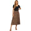 imageGRECERELLE Womens Summer Casual Short Sleeve Crewneck Tiered Flowy Maxi Long Dress with Pockets S2XLKhaki Love