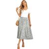imageGRECERELLE Womens Summer Casual Short Sleeve Crewneck Tiered Flowy Maxi Long Dress with Pockets S2XLLily Green