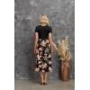 imageGRECERELLE Womens Summer Casual Short Sleeve Crewneck Tiered Flowy Maxi Long Dress with Pockets S2XLRose Black