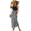 imageGRECERELLE Womens Summer Sleeveless Casual Long Tank Maxi Dress with Pockets XS3XLFloral Black Tree Grain