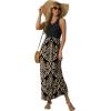 imageGRECERELLE Womens Summer Sleeveless Casual Long Tank Maxi Dress with Pockets XS3XLFloral Khaki