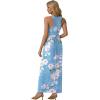 imageGRECERELLE Womens Summer Sleeveless Casual Long Tank Maxi Dress with Pockets XS3XLFloral Light Blue