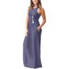 imageGRECERELLE Womens Summer Sleeveless Casual Long Tank Maxi Dress with Pockets XS3XLPurple Gray
