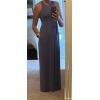 imageGRECERELLE Womens Summer Sleeveless Casual Long Tank Maxi Dress with Pockets XS3XLPurple Gray