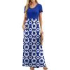 Royal Blue Floral
