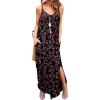 imageGRECERELLE Womens Summer Casual Loose Dress Beach Cover Up Long Cami Maxi Dresses with Pocket19 Fp Gypsophila Black