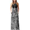 imageGRECERELLE Womens Summer Sleeveless Casual Long Tank Maxi Dress with Pockets XS3XLFloral Black Tree Grain