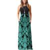 Floral Blue Green