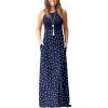 Polka Dot White Navy