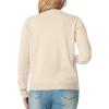 imageGRECERELLE 2025 Womens Lightweight Open Front Long Sleeve Casual Button Down VNeck Cardigan Sweater S2XLOatmeal