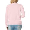 imageGRECERELLE 2025 Womens Lightweight Open Front Long Sleeve Casual Button Down VNeck Cardigan Sweater S2XLPink White