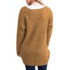 imageGRECERELLE Womens Loose Open Front Long Sleeve Chunky Knit Cable Cardigans Sweater with Pockets10 Light Tan