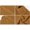 imageGRECERELLE Womens Loose Open Front Long Sleeve Chunky Knit Cable Cardigans Sweater with Pockets10 Light Tan
