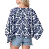 imageGRECERELLE Womens Summer Lightweight Cardigan Open Front Casual Loose Cropped Kimono Cover UpsWhite Palm Leaf