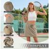 imageGRECERELLE 2026 Active Skirts for Women with Builtin Shorts and Pockets for Golf Tennis Hiking Workout Casual SkortArmy Green
