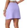 imageGRECERELLE 2026 Active Skirts for Women with Builtin Shorts and Pockets for Golf Tennis Hiking Workout Casual SkortAura Indigo