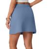 imageGRECERELLE 2026 Active Skirts for Women with Builtin Shorts and Pockets for Golf Tennis Hiking Workout Casual SkortDenim Blue