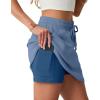 imageGRECERELLE 2026 Active Skirts for Women with Builtin Shorts and Pockets for Golf Tennis Hiking Workout Casual SkortDenim Blue