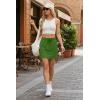 imageGRECERELLE 2026 Active Skirts for Women with Builtin Shorts and Pockets for Golf Tennis Hiking Workout Casual SkortDill Green