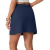imageGRECERELLE 2026 Active Skirts for Women with Builtin Shorts and Pockets for Golf Tennis Hiking Workout Casual SkortNavy Blue