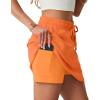 imageGRECERELLE 2026 Active Skirts for Women with Builtin Shorts and Pockets for Golf Tennis Hiking Workout Casual SkortVibrant Orange