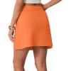 imageGRECERELLE 2026 Active Skirts for Women with Builtin Shorts and Pockets for Golf Tennis Hiking Workout Casual SkortVibrant Orange