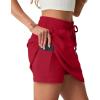 imageGRECERELLE 2026 Active Skirts for Women with Builtin Shorts and Pockets for Golf Tennis Hiking Workout Casual SkortWine Red