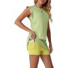 imageGRECERELLE 2026 Womens Summer 2 Piece Skort Set Cap Sleeve Round Neck Top amp Tennis Skirt with Pockets for Athletic amp CasualAvocado Green