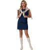 imageGRECERELLE 2026 Womens Summer 2 Piece Skort Set Cap Sleeve Round Neck Top amp Tennis Skirt with Pockets for Athletic amp CasualNavy Blue