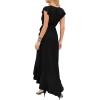 imageGRECERELLE 2026 Womens Spring Summer Boho Floral Print VNeck Faux Wrap Maxi Dress for Wedding Guest Graduation Party02 Black