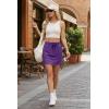 imageGRECERELLE 2026 Active Skirts for Women with Builtin Shorts and Pockets for Golf Tennis Hiking Workout Casual SkortDark Purple