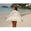 imageGRECERELLE Lightweight Cardigan Sweaters for Women Crochet Knit Open Front Long Sleeve Loose Casual Boho Summer Beach CoverupApricot