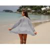 imageGRECERELLE Lightweight Cardigan Sweaters for Women Crochet Knit Open Front Long Sleeve Loose Casual Boho Summer Beach CoverupGray