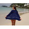 imageGRECERELLE Lightweight Cardigan Sweaters for Women Crochet Knit Open Front Long Sleeve Loose Casual Boho Summer Beach CoverupNavy Blue