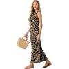 imageGRECERELLE Two Piece Sets for Women Sleeveless Crop Top Wide Leg Pants Sweat Set for Women Tracksuits 2026 SummerApricot Brown Ld