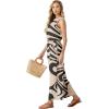 imageGRECERELLE Two Piece Sets for Women Sleeveless Crop Top Wide Leg Pants Sweat Set for Women Tracksuits 2026 SummerApricot Ripple