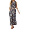 imageGRECERELLE Two Piece Sets for Women Sleeveless Crop Top Wide Leg Pants Sweat Set for Women Tracksuits 2026 SummerFpapricot Blue Flower
