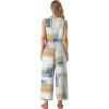 imageGRECERELLE Two Piece Sets for Women Sleeveless Crop Top Wide Leg Pants Sweat Set for Women Tracksuits 2026 SummerFpbeige Gray Geometry