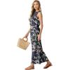 imageGRECERELLE Two Piece Sets for Women Sleeveless Crop Top Wide Leg Pants Sweat Set for Women Tracksuits 2026 SummerFpcolorful Banana Leaf