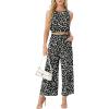 imageGRECERELLE Two Piece Sets for Women Sleeveless Crop Top Wide Leg Pants Sweat Set for Women Tracksuits 2026 SummerFpld Black