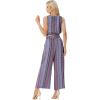 imageGRECERELLE Two Piece Sets for Women Sleeveless Crop Top Wide Leg Pants Sweat Set for Women Tracksuits 2026 SummerFprhomboid