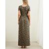 imageGRECERELLE Women Summer Casual Maxi Long Dress Short Sleeve Crew Neck with Pockets Size S3XLLd Khaki