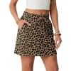 imageGRECERELLE 2026 Active Skirts for Women with Builtin Shorts and Pockets for Golf Tennis Hiking Workout Casual SkortFpld Khaki