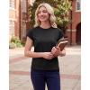 imageGRECERELLE Womens Summer Tops Cap Sleeve Basic Tee Shirts Casual Tank Top Loose Crew Neck 2026 Trendy Clothes S2XLAblack
